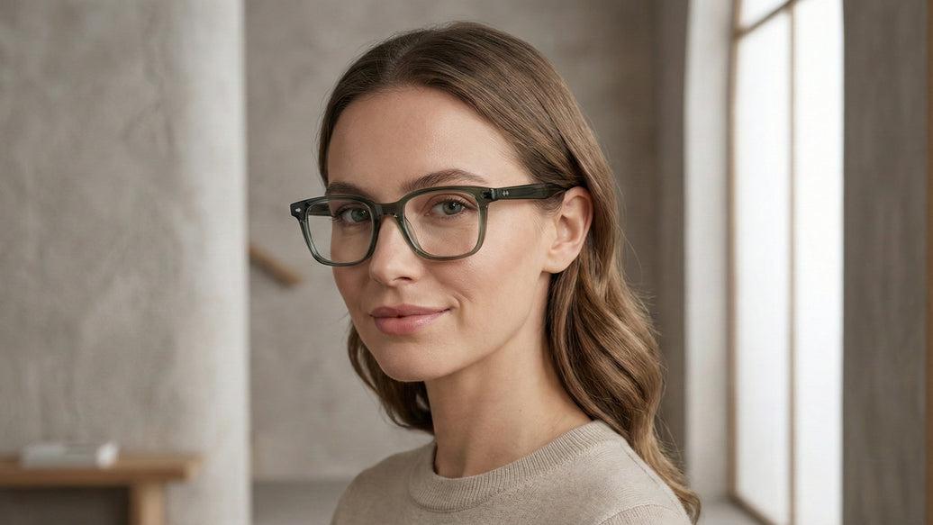 Zurich Crystal Moss eyewear