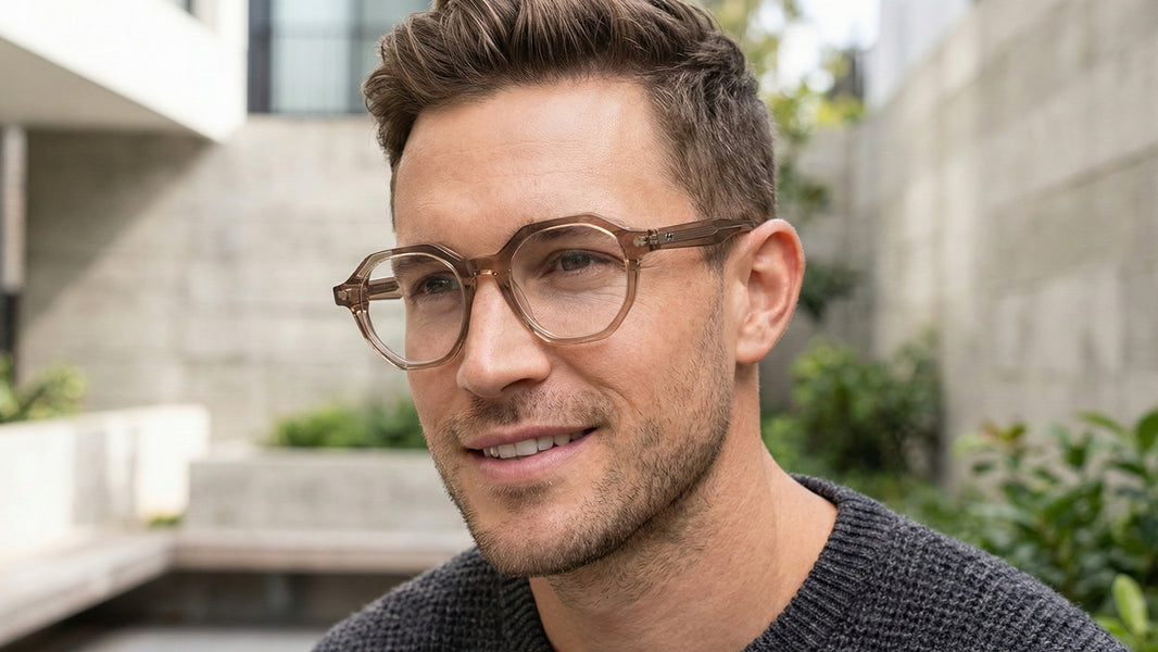 Nice Crystal Mocha eyewear