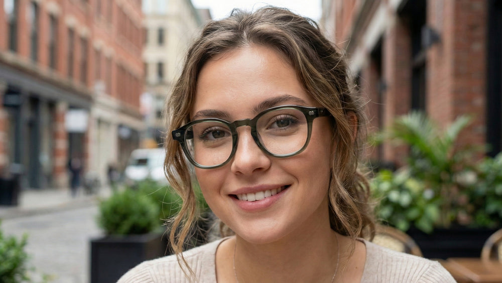 Monaco Clear Moss eyewear