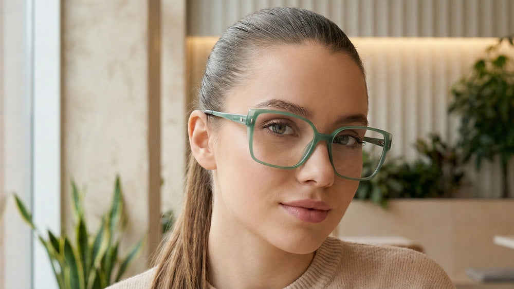 Florence Matcha eyewear